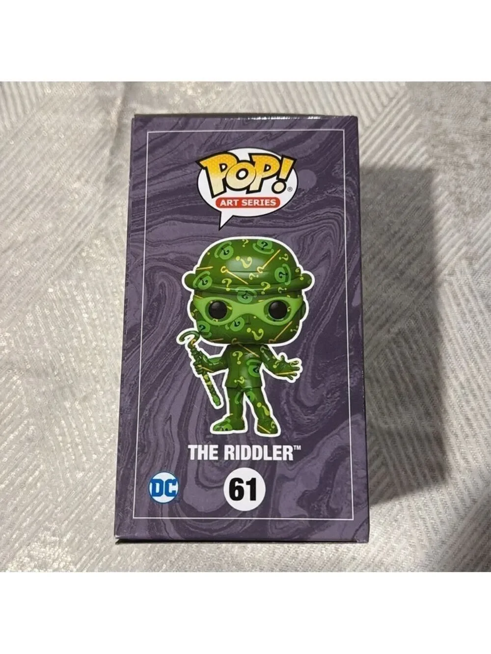 Funko Pop Art Series The Riddler Black Green Vinyl Figure